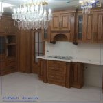 پروژه کابینت پلی وود با تلفیق چوب نراد و صفحه کُرین