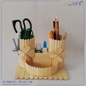 آموزش ساخت جامدادی با چوب بستنی