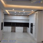 کابینت دو کد از هایگلاس سفید