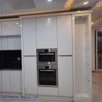 کابینت دو کد از هایگلاس سفید