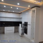 کابینت دو کد از هایگلاس سفید