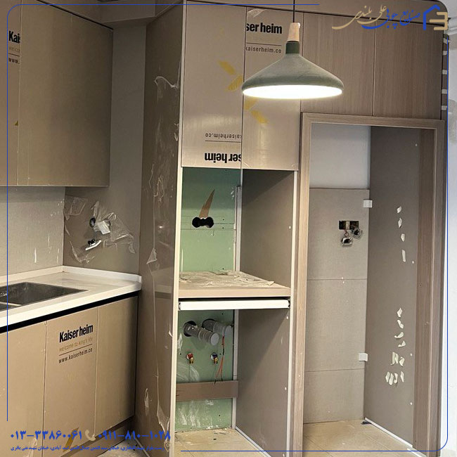 کابینت مینی مال با صفحه کابینت کرین