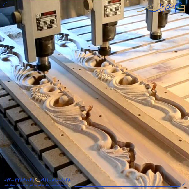 سی ان سی چوب و ام دی اف