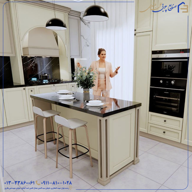 طراحی کار کابینت منبران قبل از اجرا