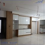 کابینت مدرن قهوه‌ای و سفید؛ ترکیبی جذاب، مینیمال و همیشه‌پرطرفدار