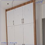 کمد دیواری بدنه ملامین با روی کار امدیاف | قیمت، طراحی و مزایا