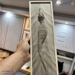 طرح برجسته با چوب نراد (کوروکودیل)