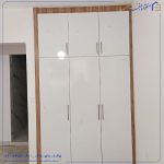 کمد دیواری بدنه ملامین با روی کار امدیاف | قیمت، طراحی و مزایا