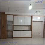 کابینت مدرن قهوه‌ای و سفید؛ ترکیبی جذاب، مینیمال و همیشه‌پرطرفدار