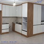 کابینت مدرن قهوه‌ای و سفید؛ ترکیبی جذاب، مینیمال و همیشه‌پرطرفدار