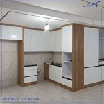 کابینت مدرن قهوه‌ای و سفید؛ ترکیبی جذاب، مینیمال و همیشه‌پرطرفدار