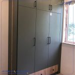 کابینت سبز لاجوردی لاکچری برای آشپزخانه کوچک؛ انتخاب شیک و مدرن ۲۰۲۶