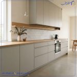 کابینت بدون دستگیره (یکدست و مینیمال)؛ انتخابی مدرن برای آشپزخانه شما | صنایع چوبی علی بلندی
