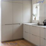 کابینت بدون دستگیره (یکدست و مینیمال)؛ انتخابی مدرن برای آشپزخانه شما | صنایع چوبی علی بلندی