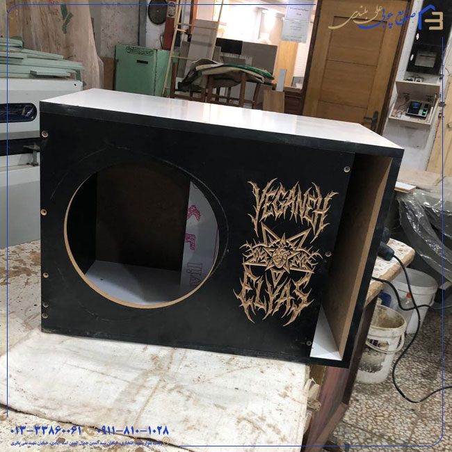 ساخت باکس ساب ووفر برای ماشین با طرح دلخواه مشتری در رشت